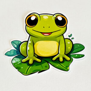 3" Sticker Decal - Lily Pad Frog