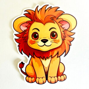 3" Sticker Decal - Gentle Lion