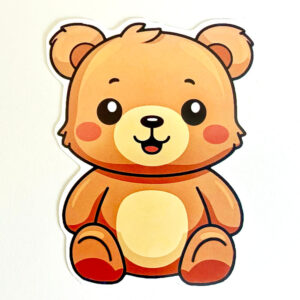 3" Sticker Decal - Teddy Bear
